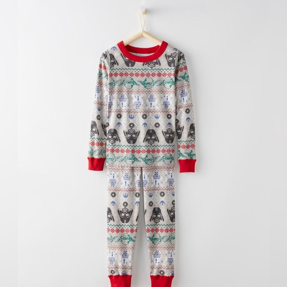 Hanna Andersson Other - Hanna Andersson Star Wars  Long John Pajamas In Organic Cotton Christmas PJs Set